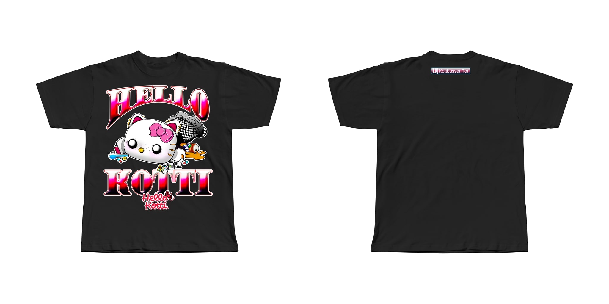 Bild von HELLO KOTTI - SHIRT [schwarz]